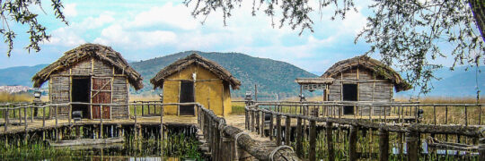 Λιμναίος Οικισμός του Δισπηλιού στην περιοχή της Καστοριάς, Ελλάδα