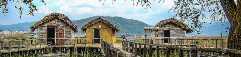 Λιμναίος Οικισμός του Δισπηλιού στην περιοχή της Καστοριάς, Ελλάδα